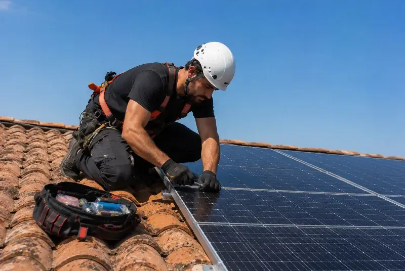 Maintenance et monitoring de panneaux solaires à Montblanc