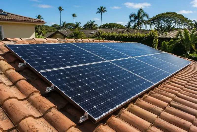 Installation de panneaux solaires à Montblanc